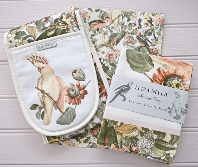 Flights of Fancy kitchen gift set